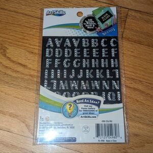 150 Piece Glitter Rhinestone Letters ArtSkills